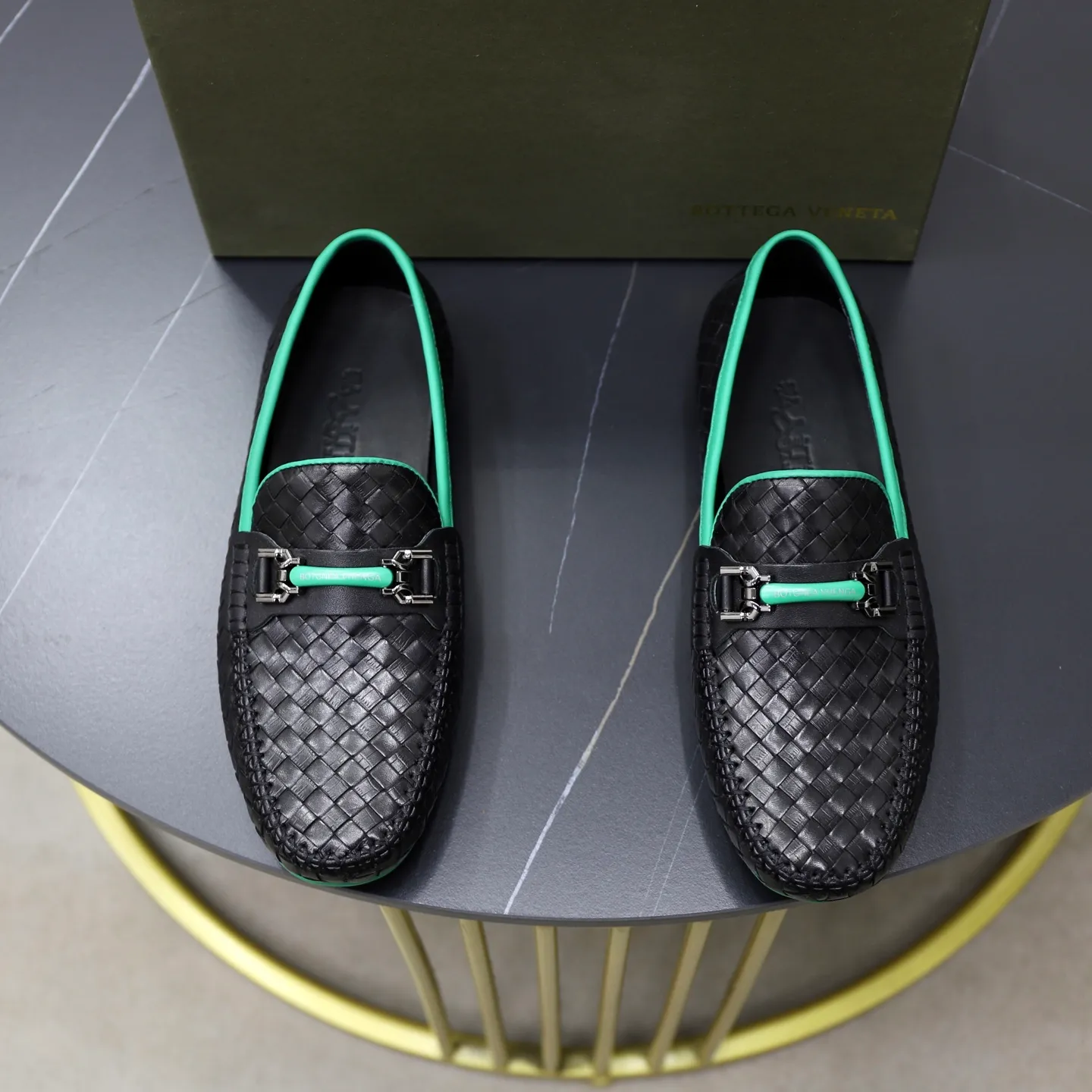 Men's shoes 💰500💰BOTTEG* VENET* - high-end boutique Size: 38-44 (45 custom-made) BV new product, calfskin artificially woven classic style harmoniously blends with contemporary fashion temperament, rubber soles are light and flexible, water-dyed cowhide!